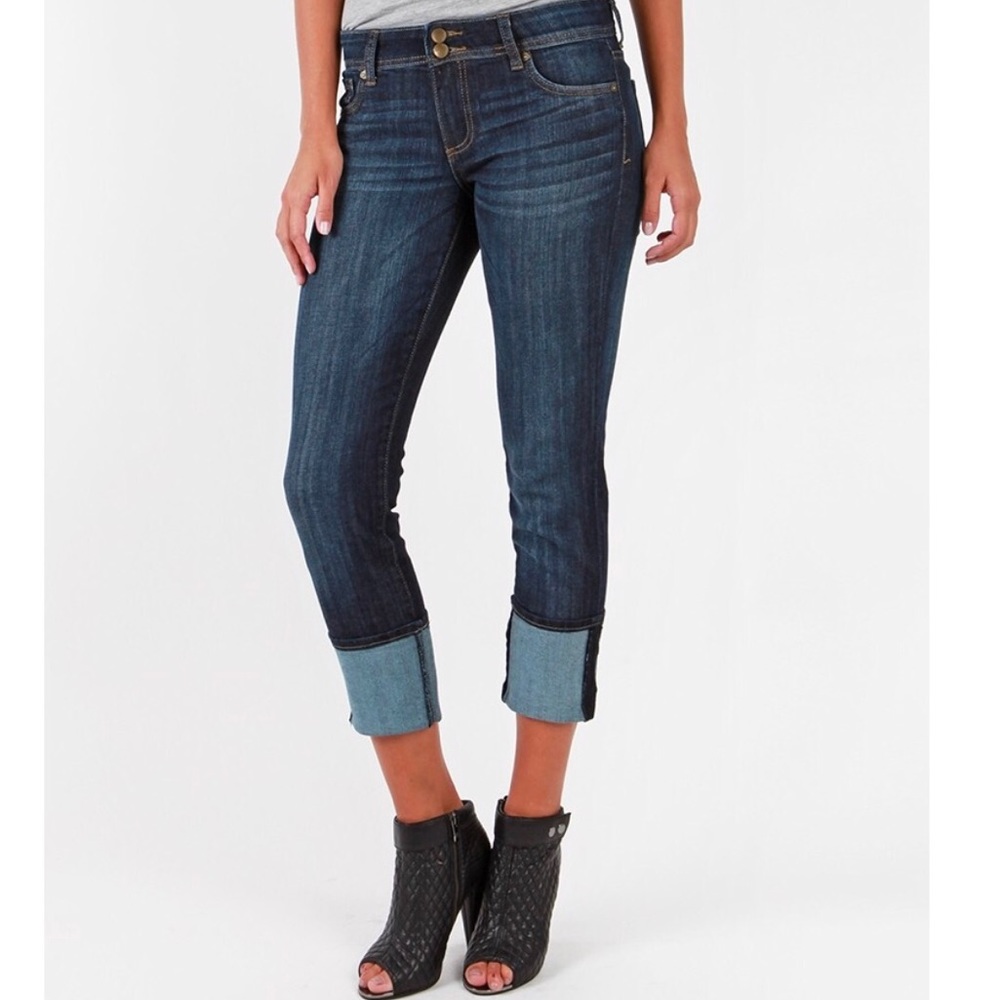 👖KUT FROM THE KLOTH CAMERON CUFFED JEAN size 4